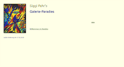 Desktop Screenshot of galerie-paradies.de