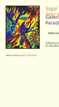 Mobile Screenshot of galerie-paradies.de